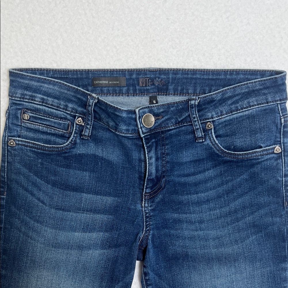 Kut from the Kloth High Rise Medium Blue Jeans